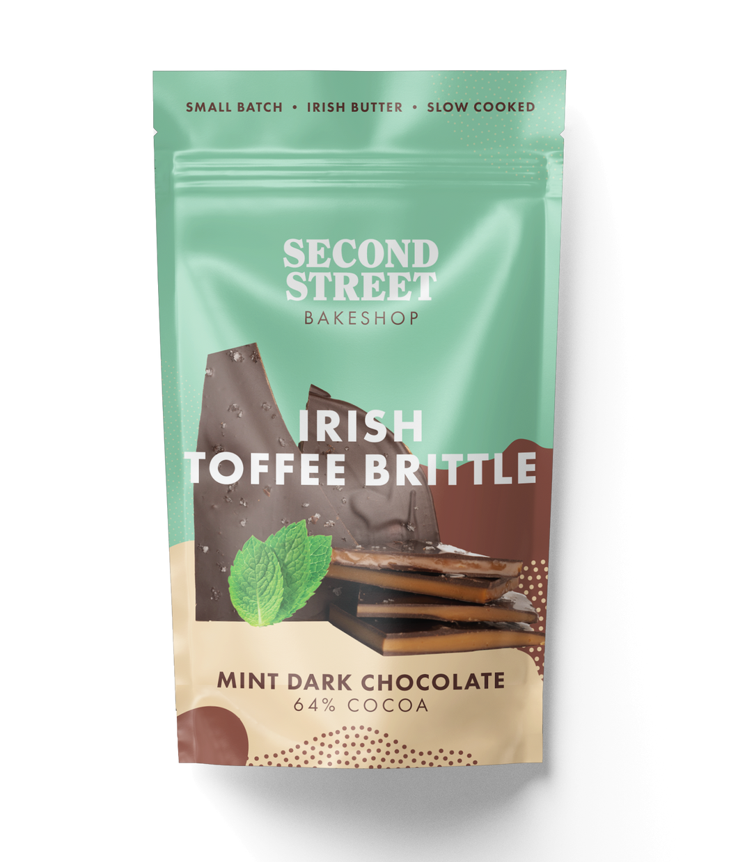 Mint Toffee Brittle Dark Chocolate